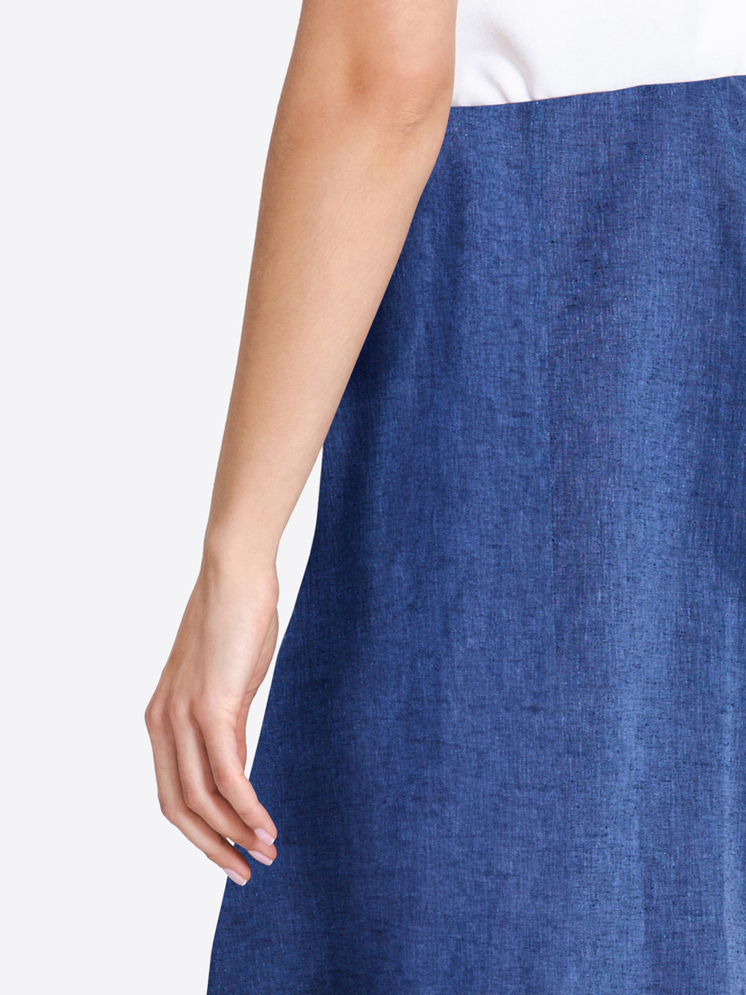 Linen Skirt Fancy Long