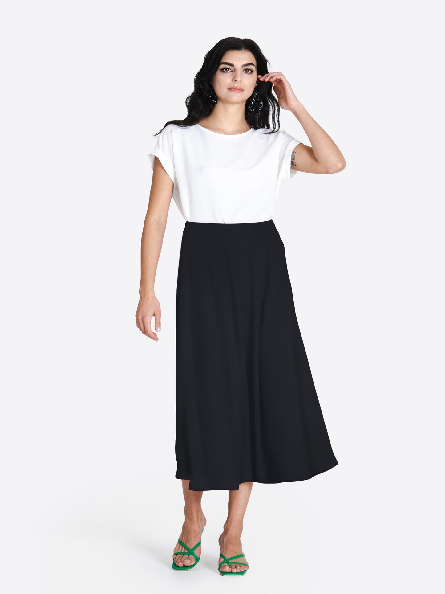 Recycled Skirt Fancy Long