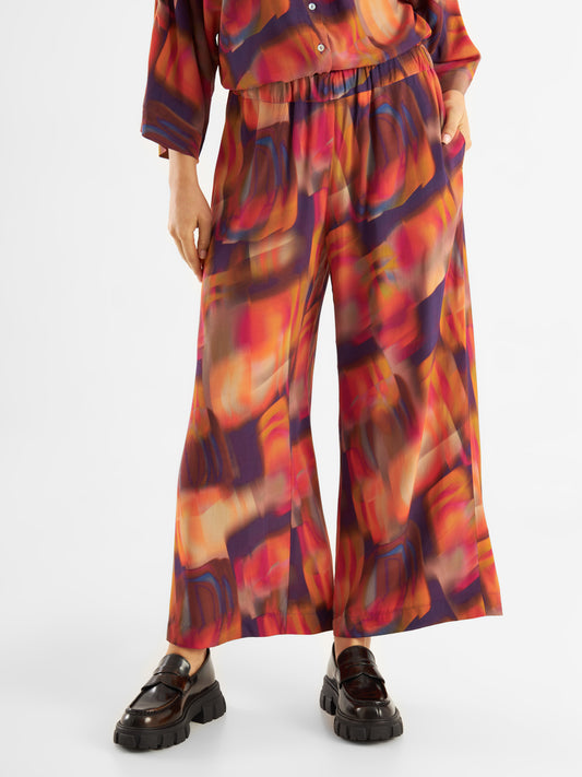 Printed Trousers Lara Solar Sunrise