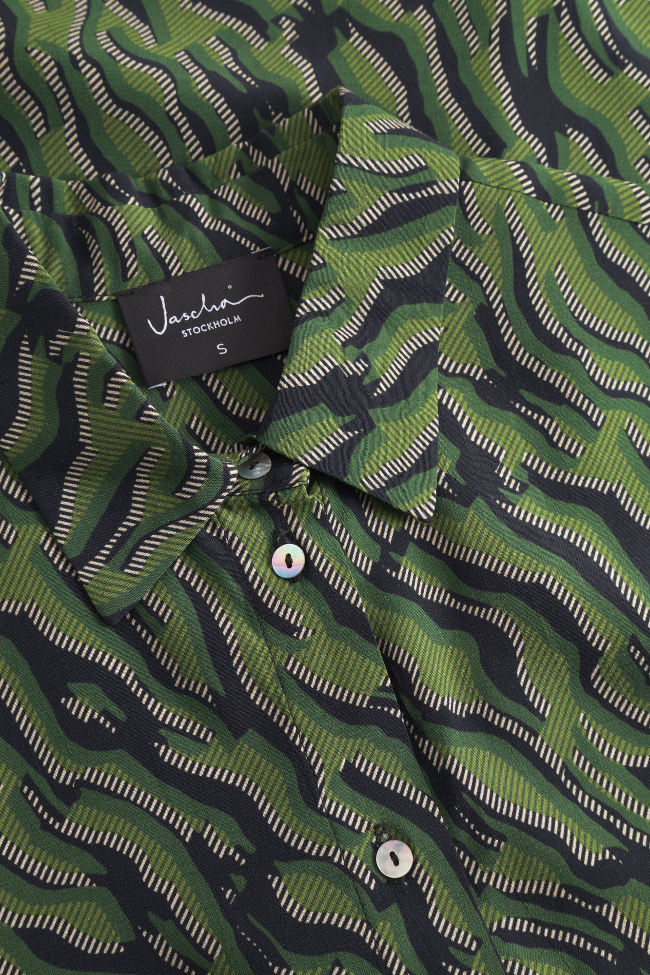 Printed Shirt New Wide Button Oasis