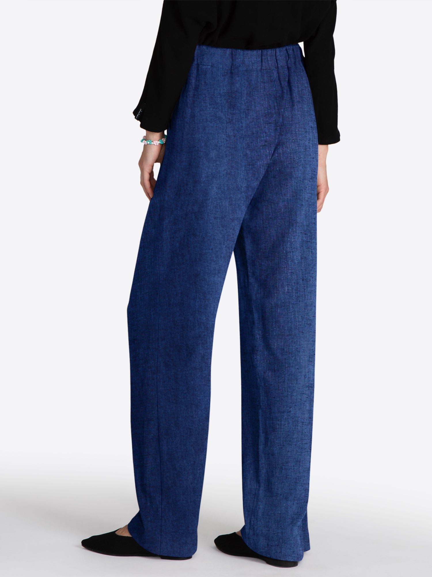 Linen Trousers Relaxed Wide