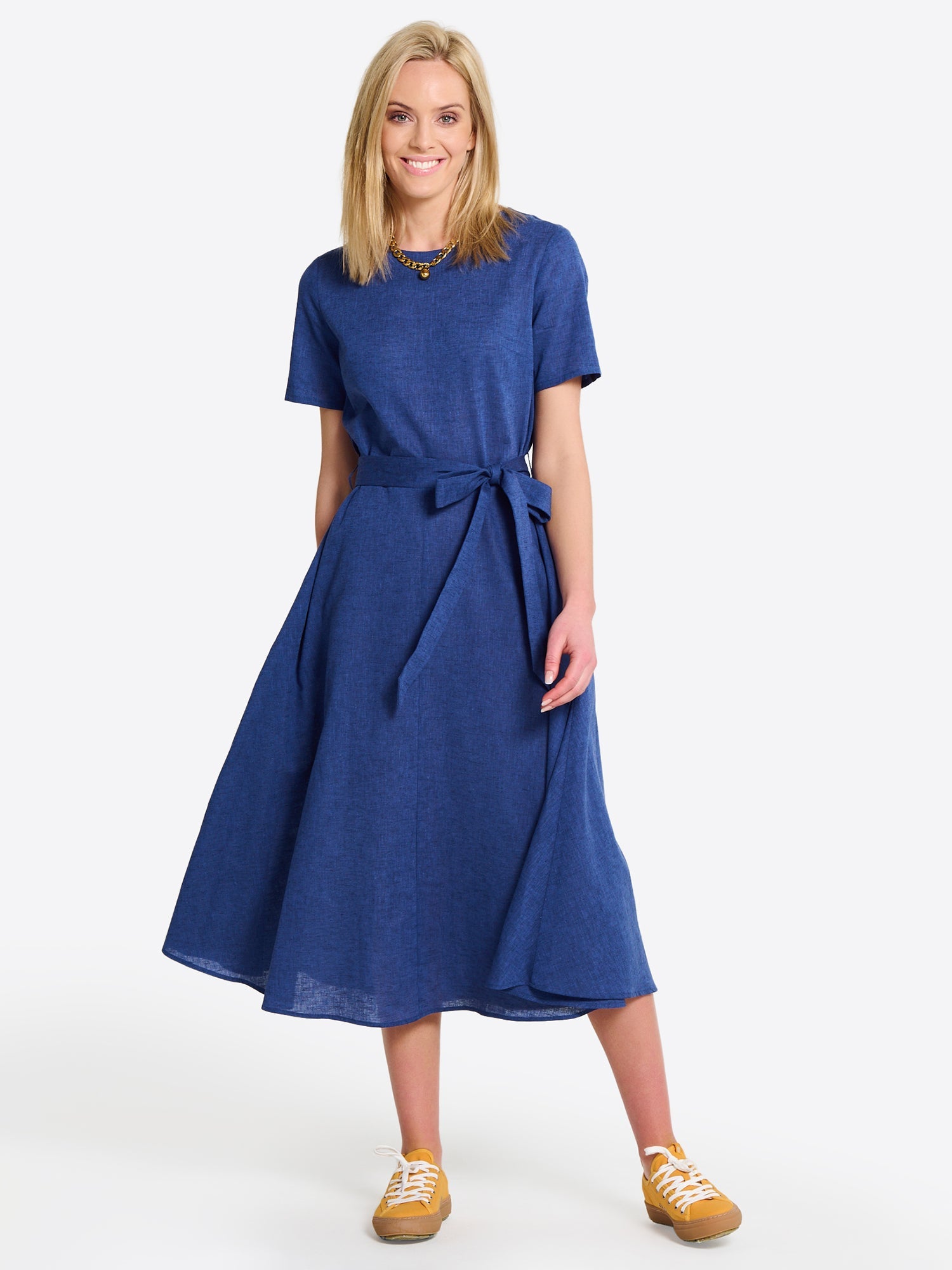 Linen Dress Ana - Jascha Stockholm