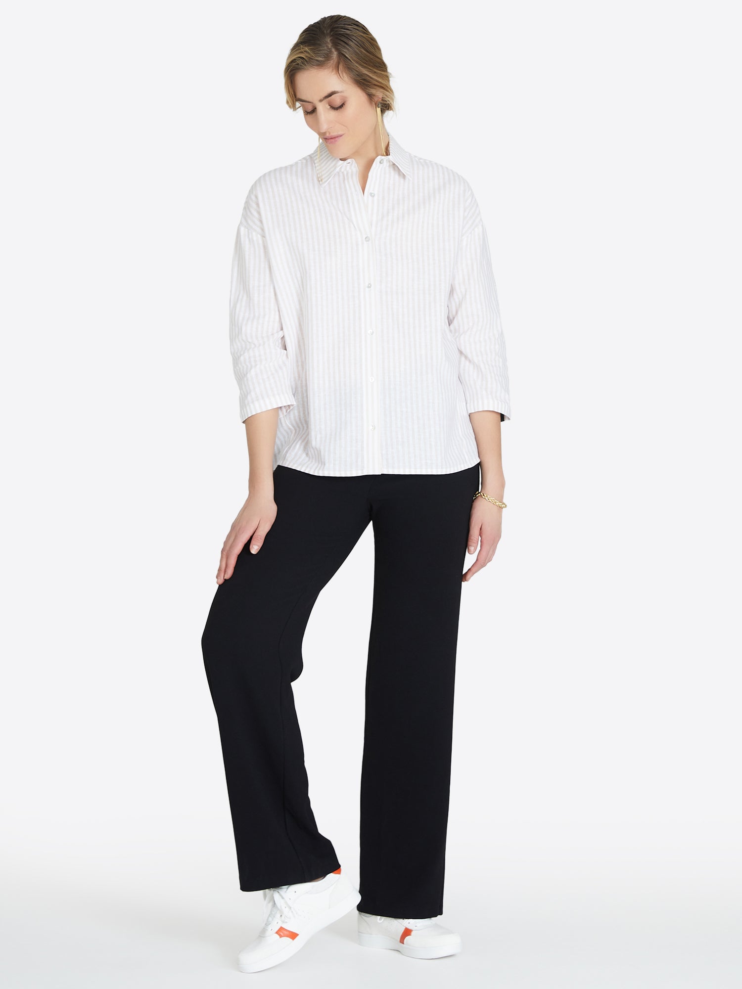 Linen Shirt Oversized Noveau - Jascha Stockholm