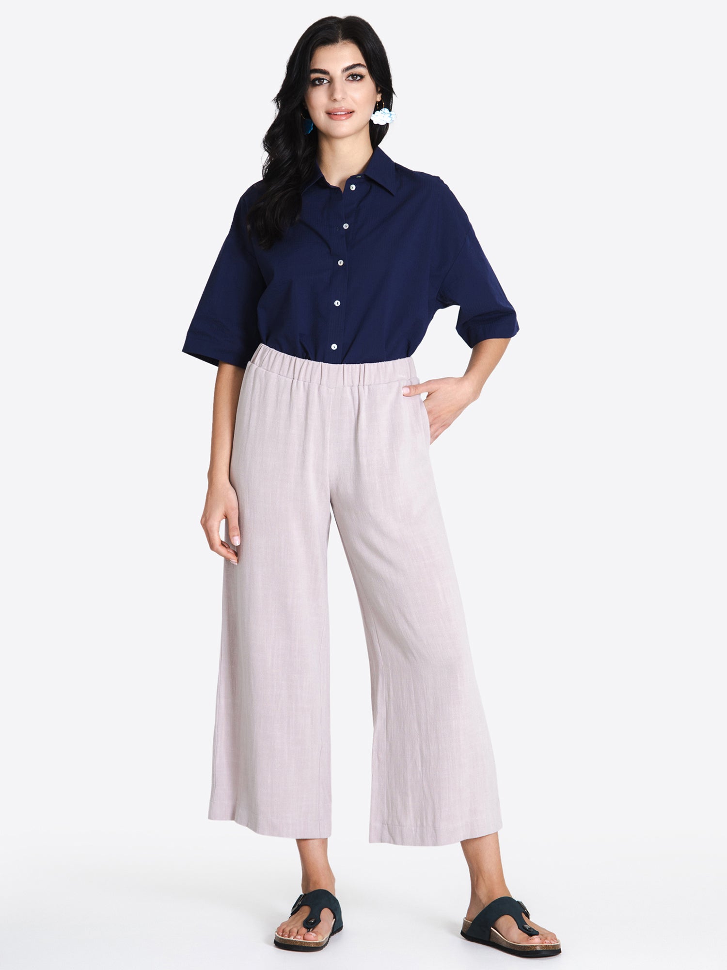 Linen Trousers Lara - Jascha Stockholm