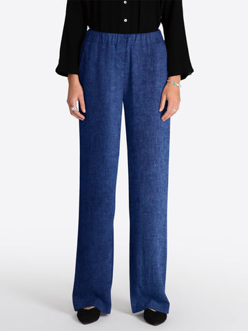 Linen Trousers Relaxed Wide - Jascha Stockholm