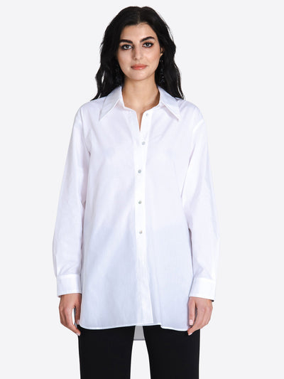 Organic Cotton Shirt Oversized 70S - Jascha Stockholm