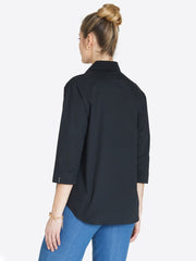 Organic Cotton Shirt Oversized Noveau - Jascha Stockholm