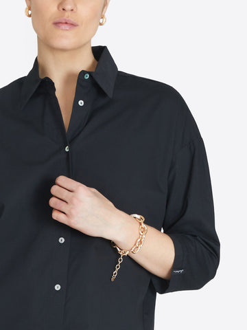 Organic Cotton Shirt Oversized Noveau - Jascha Stockholm