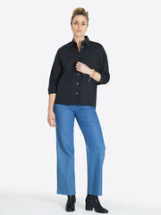 Organic Cotton Shirt Oversized Noveau - Jascha Stockholm