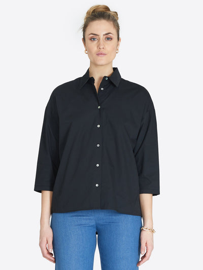 Organic Cotton Shirt Oversized Noveau - Jascha Stockholm