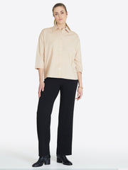 Organic Cotton Shirt Oversized Noveau - Jascha Stockholm