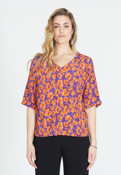 Printed Blouse Aria - Jascha Stockholm