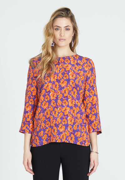 Printed Blouse Florence - Jascha Stockholm