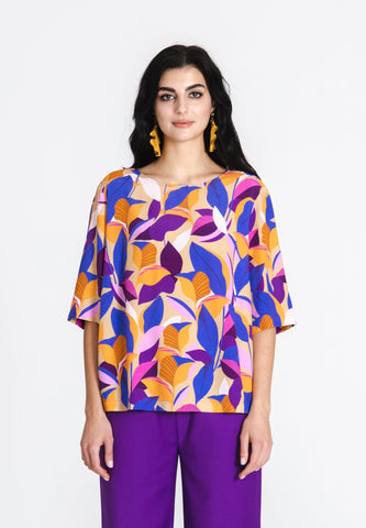 Printed Blouse Papin - Jascha Stockholm