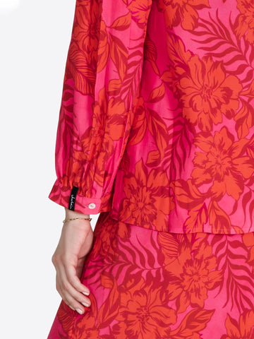 Printed Blouse Poppy - Jascha Stockholm