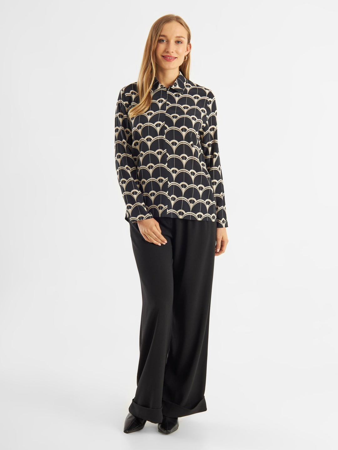 Printed Blouse Saskia - Jascha Stockholm