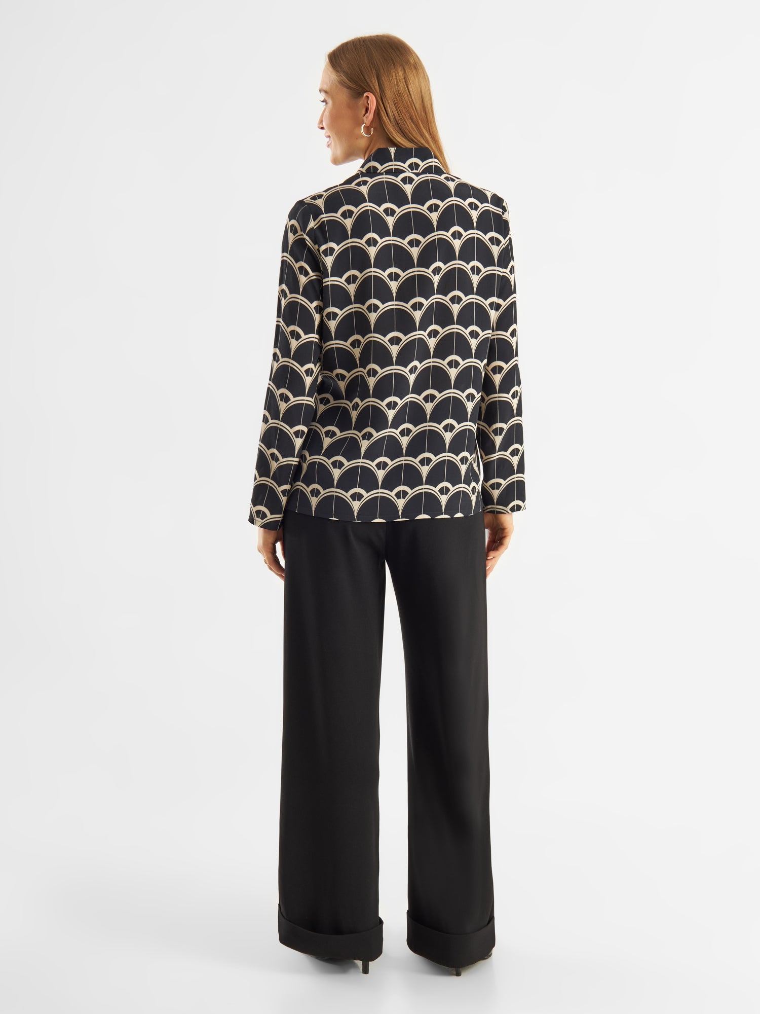 Printed Blouse Saskia - Jascha Stockholm