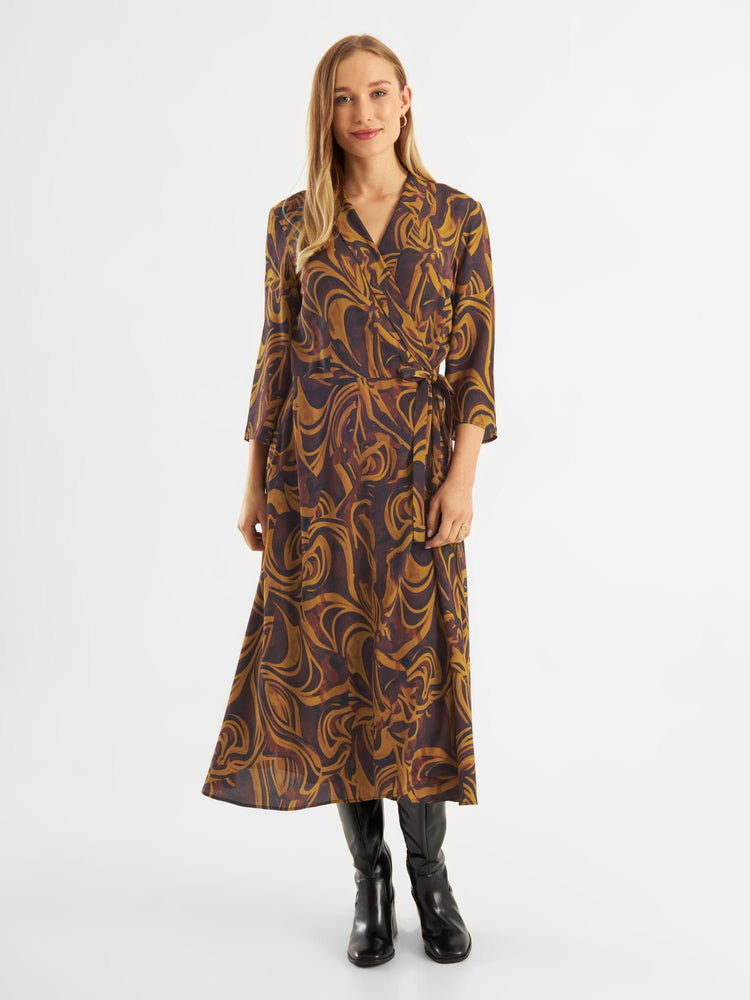 Printed Dress Justine - Jascha Stockholm