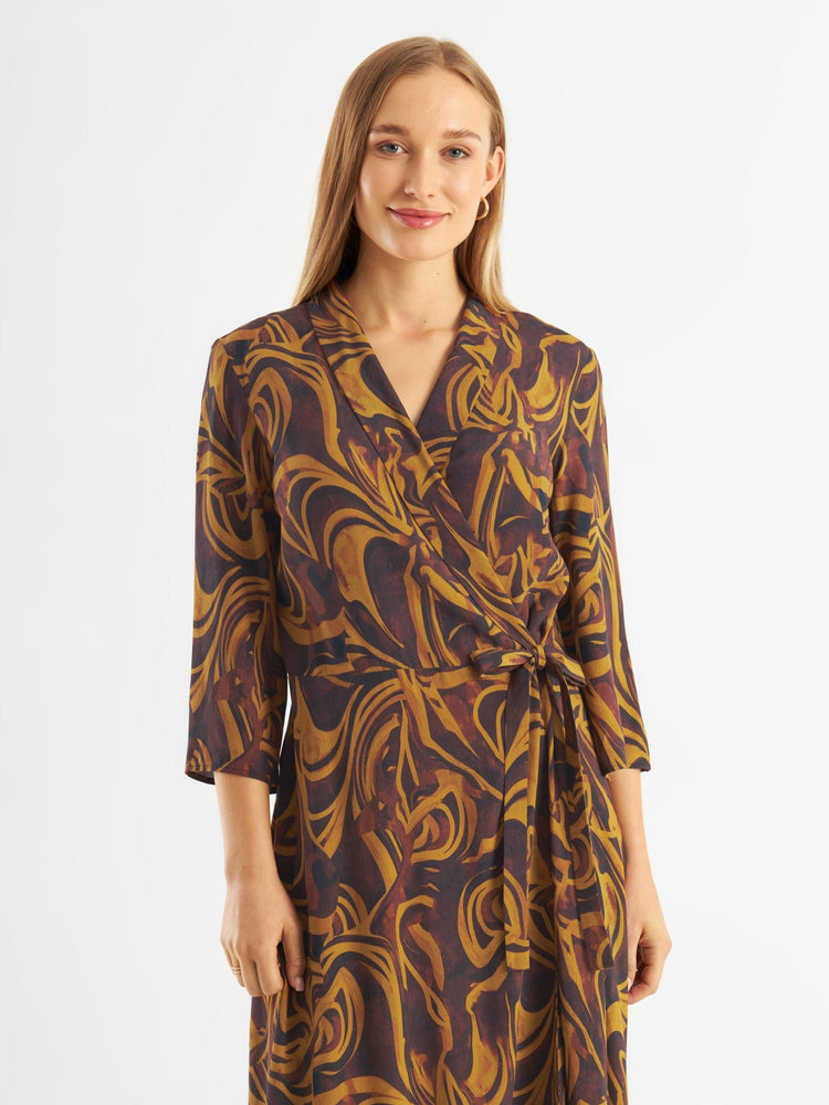 Printed Dress Justine - Jascha Stockholm