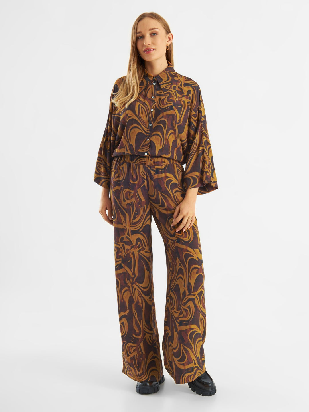 Printed Trousers Jocelyn - Jascha Stockholm