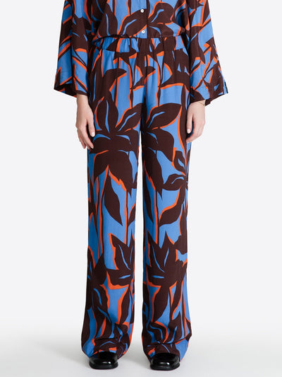 Printed Trousers Relaxed Wide - Jascha Stockholm