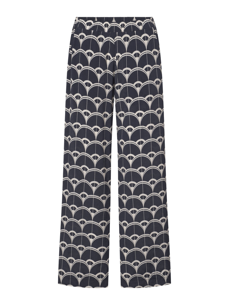 Printed Trousers Relaxed Wide - Jascha Stockholm