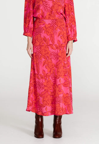 Fancy Long Skirt - Printed Skirt - Dreamscape - Jascha Stockholm