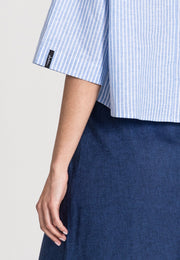 Linen Shirt Short Belly - Jascha Stockholm