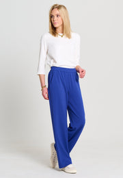Relaxed Wide Pants - Trousers - Cobolt - Jascha Stockholm